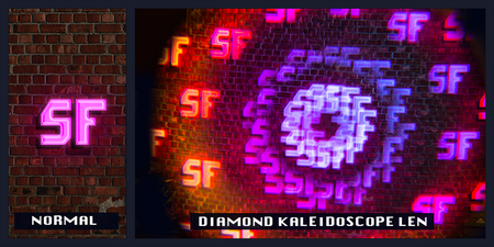 Bamboo Diamond Kaleidoscope Glasses - SuperFried