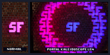 Black Portal Kaleidoscope Glasses - SuperFried