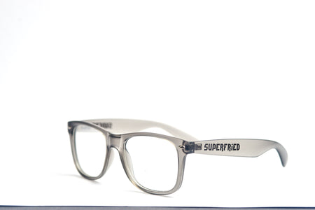Matte Grey Firework Diffraction Glasses - SuperFried