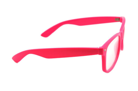 Pink Clear Spiral Diffraction Glasses - SuperFried