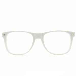Single Lens - White Clear Firework Wayfarer Diffraction Glasses