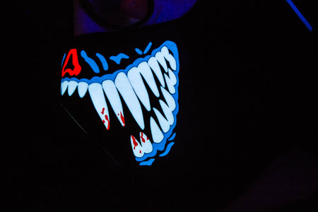 Blue Penny LED Light up Panel Mask - SuperFried
