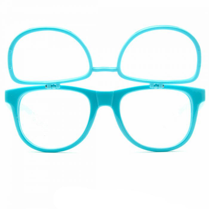Double Blue Firework Diffraction Glasses - SuperFried