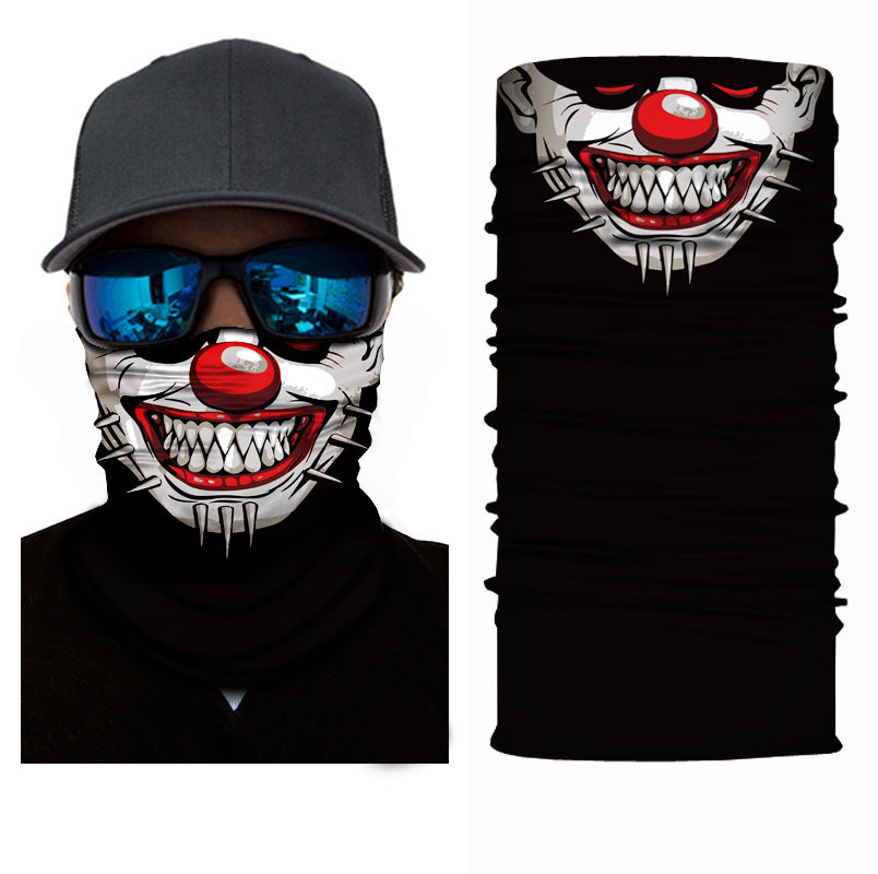 Punk Bozo Clown Rave Face Mask Bandana - SuperFried