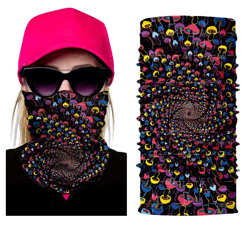 Shrooms Seamless Mask Bandana