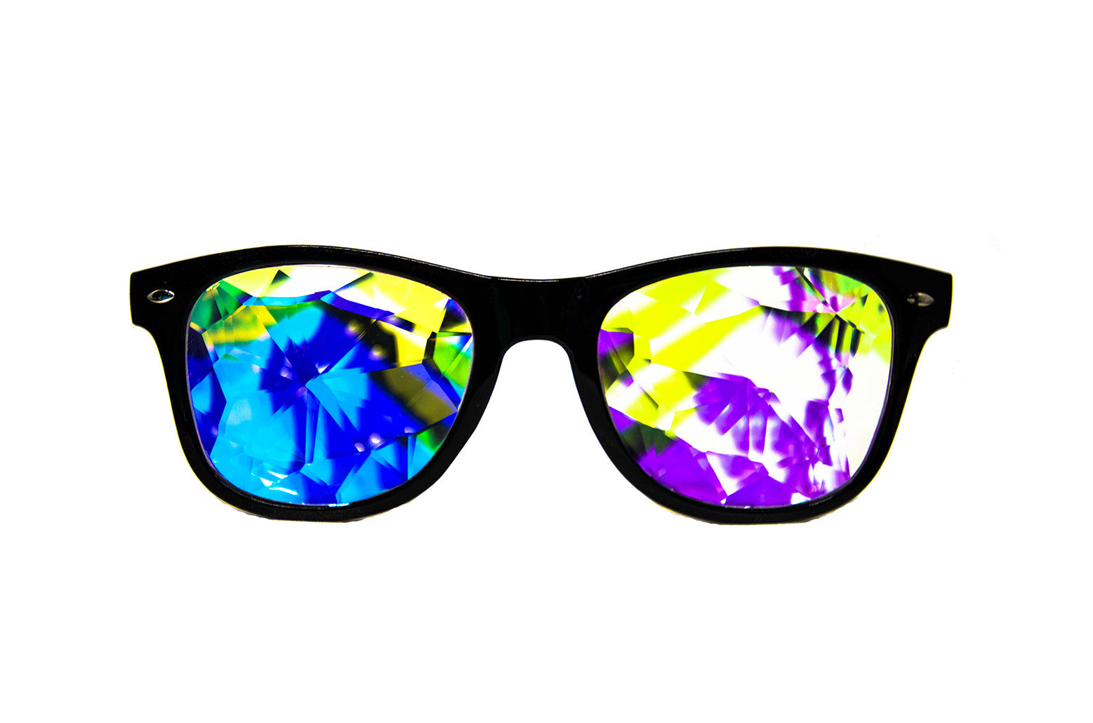 Intense Crystal Rainbow Kaleidoscope Effect rainbow crystal lens Sunglasses Women Men Party Festival  Glasses at SuperFried's Festival Accessories and Sunglasses Online store