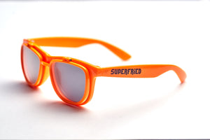 Orange Firework Flip Up Diffraction Glasses - SuperFried