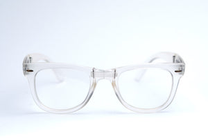 Matte Transparent Spiral Foldable Diffraction Glasses - SuperFried