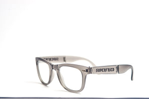 Matte Grey Spiral Foldable Diffraction Glasses - SuperFried
