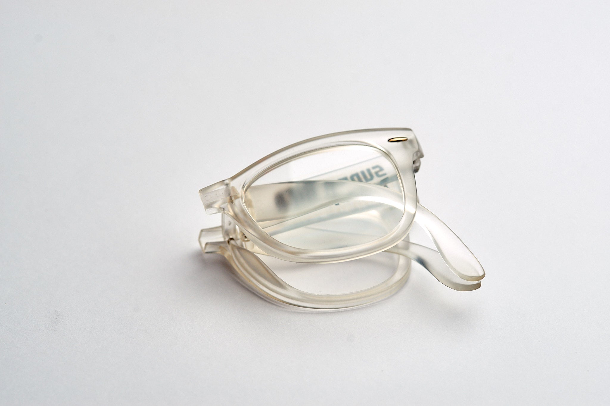 Matte Transparent Clear Firework Foldable Diffraction Glasses - SuperFried