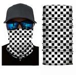 Mono Checkered Seamless Mask Bandana