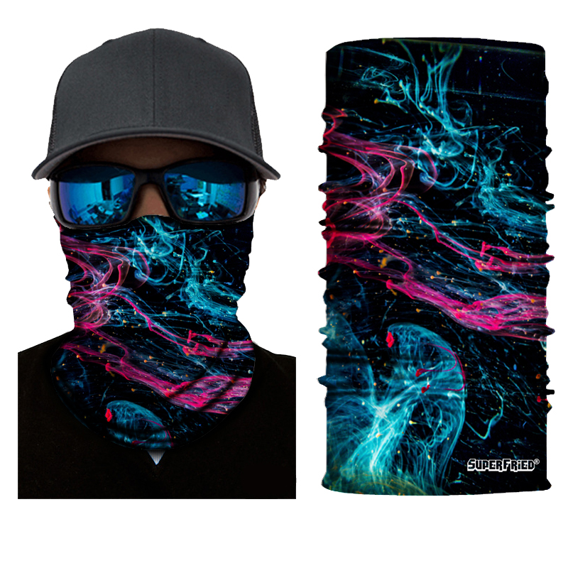 Neon Sea Seamless Mask Bandana