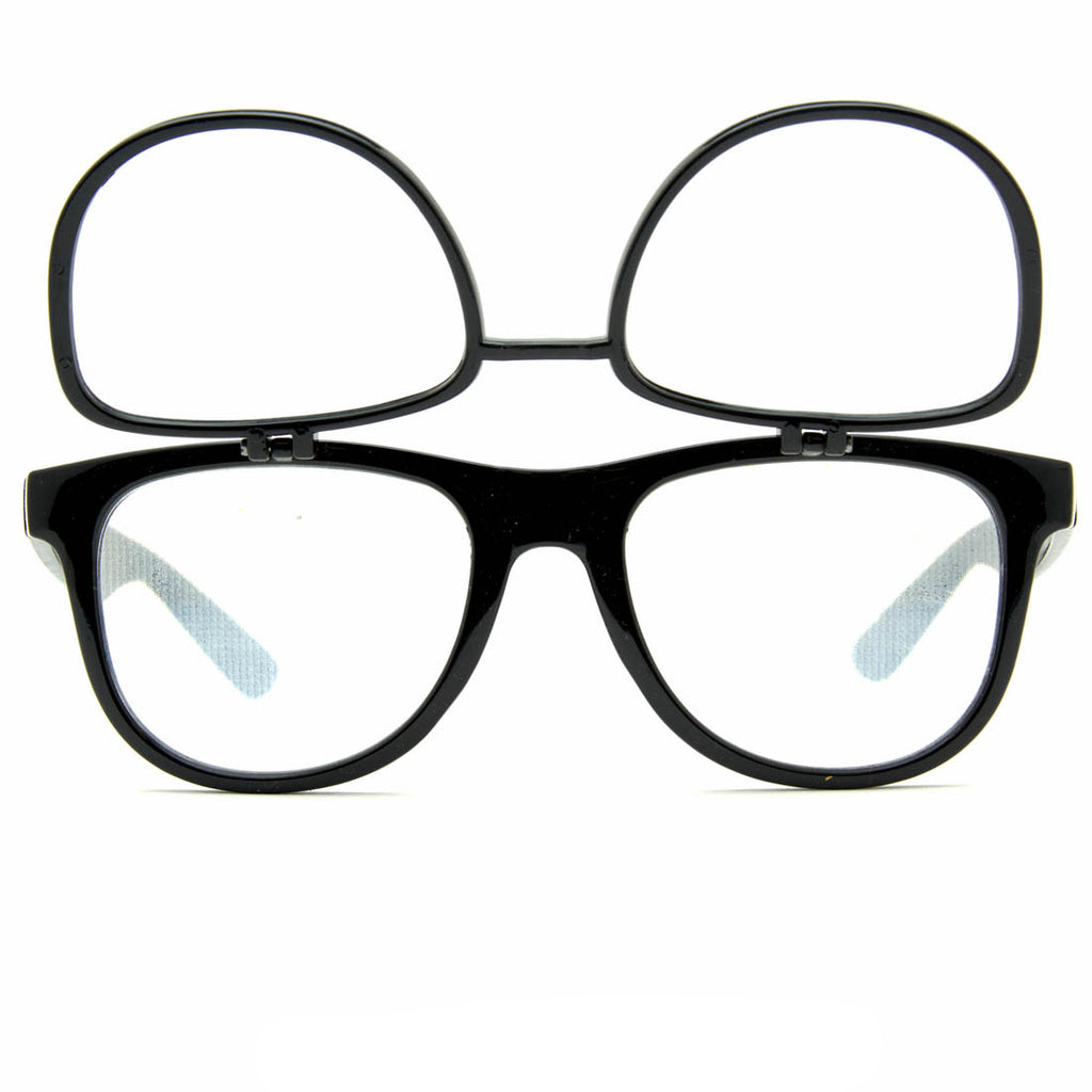 Double Black Firework Diffraction Glasses - SuperFried
