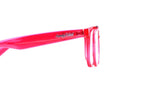 Double Transparent Red Firework Diffraction Glasses - SuperFried