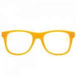 Glow Orange Clear Firework Diffraction Glasses - SuperFried