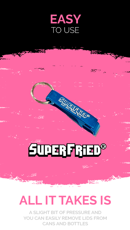 Stylish Keyring Bottle Open with Different Colors to choose from SuperFried Store