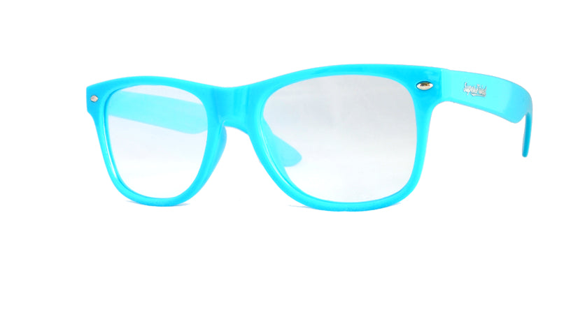 Blue Clear Firework Diffraction Glasses - SuperFried