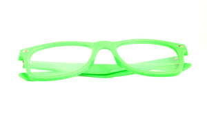 Green Clear Firework Diffraction Glasses - SuperFried