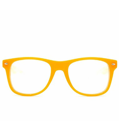 Orange Clear Firework Diffraction Glasses - SuperFried