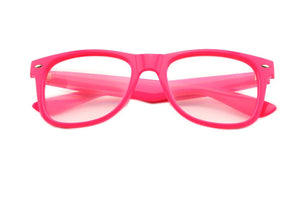 Pink Clear Spiral Diffraction Glasses - SuperFried