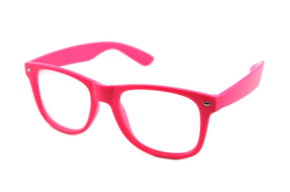 Pink Clear Spiral Diffraction Glasses - SuperFried